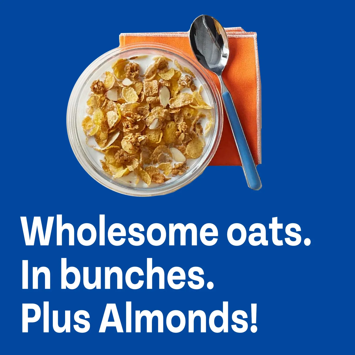 Post Honey Bunches of Oats with Almonds, Granola Clusters and Sliced Almonds, 15 oz Box