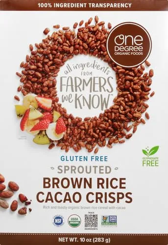 Cereal - Cacao Brown Rice Crisps 10oz USA (Case6)