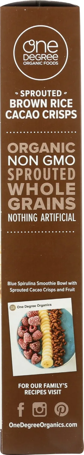 Cereal - Cacao Brown Rice Crisps 10oz USA (Case6)
