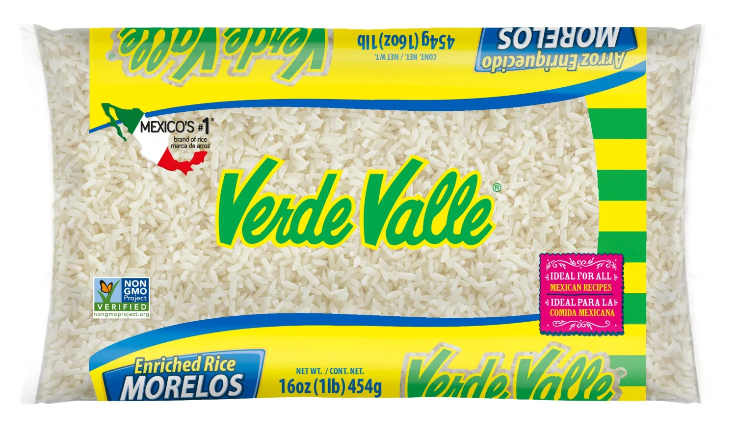 Verde Valle Morelos Rice 1 Lb (Pack of 1)
