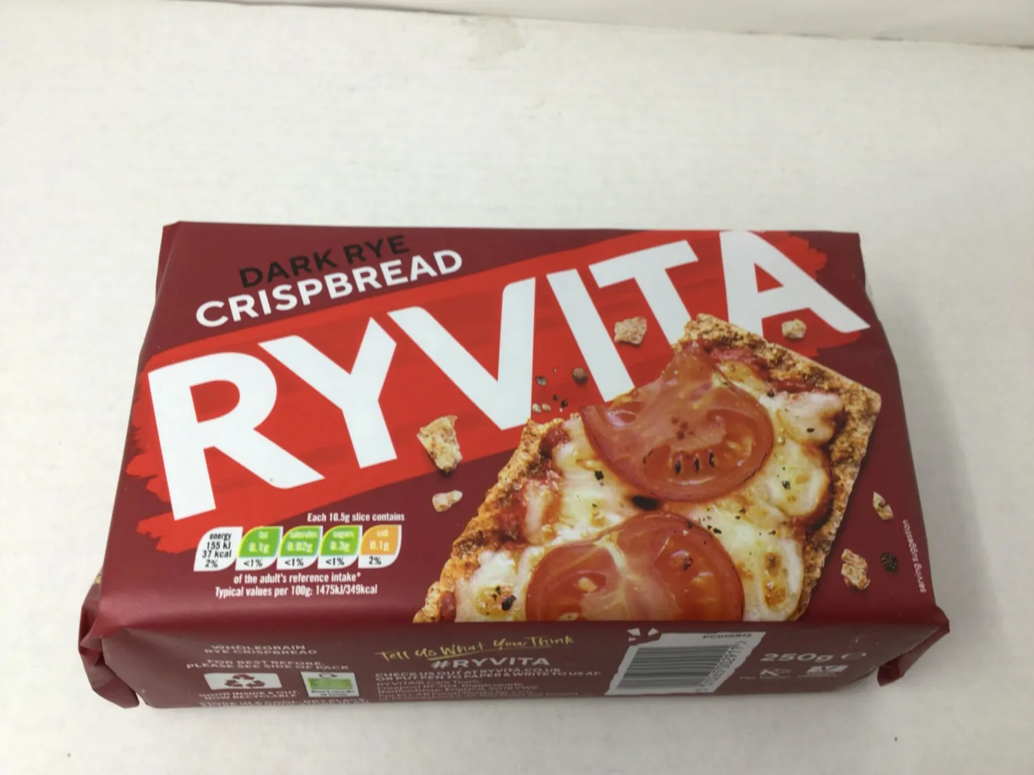 Ryvita Dark Rye Crispbread (250g)