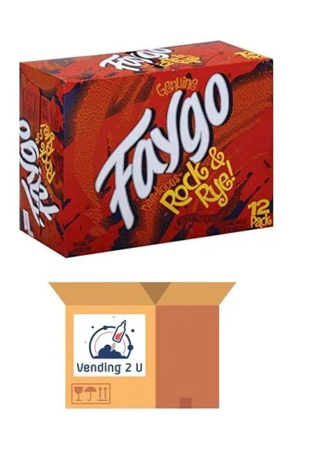 Faygo Rock & Rye, 12-Ounce Cans (Pack of 24)
