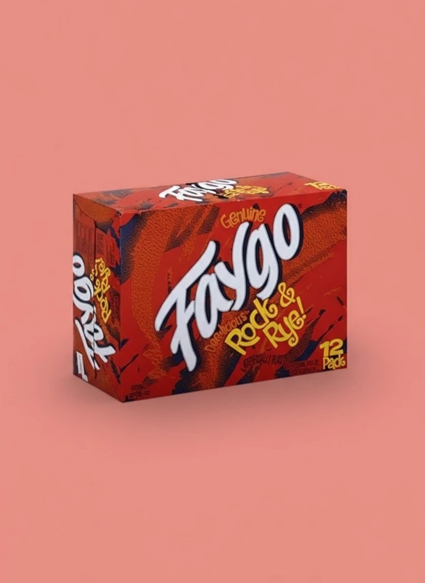 Faygo Rock & Rye, 12-Ounce Cans (Pack of 24)