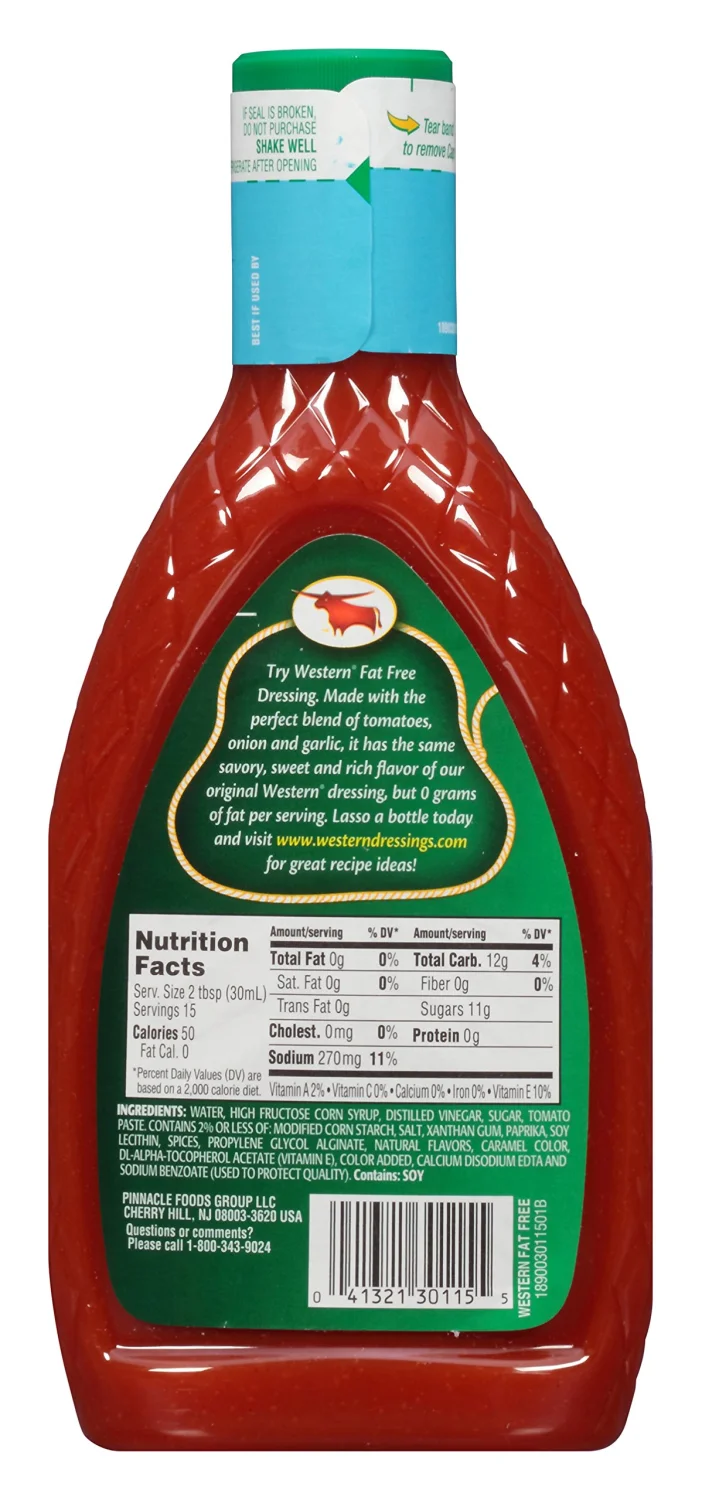 Western Sweet and Smooth French Fat Free Salad Dressing, 15 fl. oz.