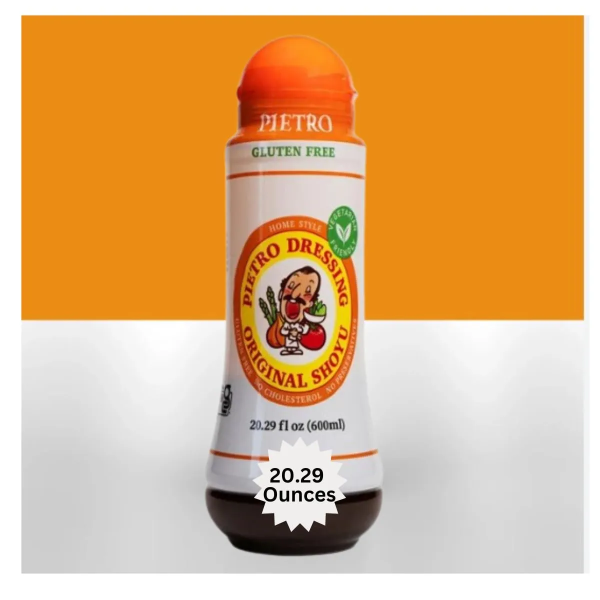 Pietro Dressings Original Dressing, 20.29 Oz. - Natural, Delicious Dressing and Marinade for Vegetables, Pasta Salads, Beef, Pork, Seafood - Gluten-Free, MSG-Free, Vegan Salad Toppings (20.29 Ounces, 1.0, Count)