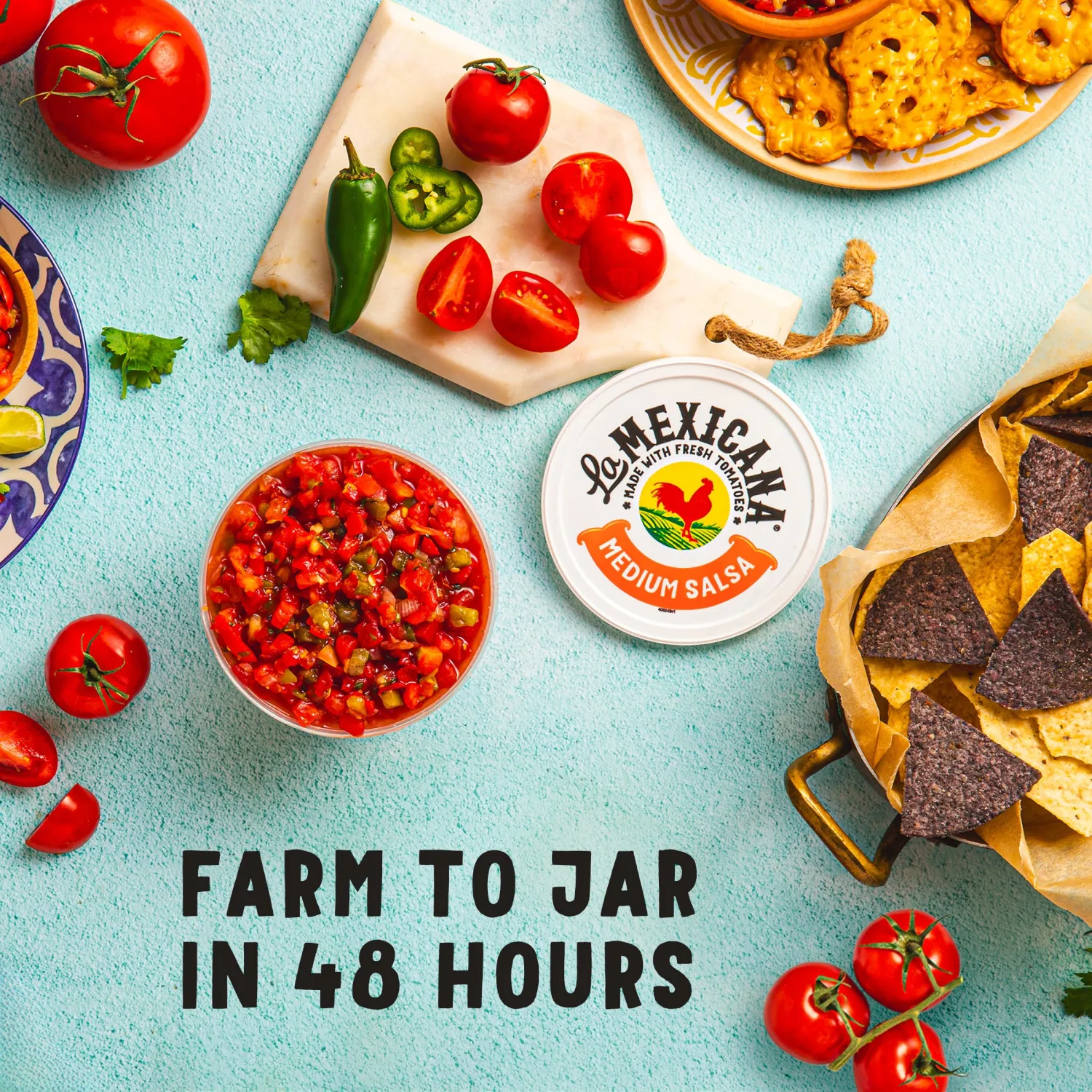 La Mexicana Medium Salsa, 16 oz