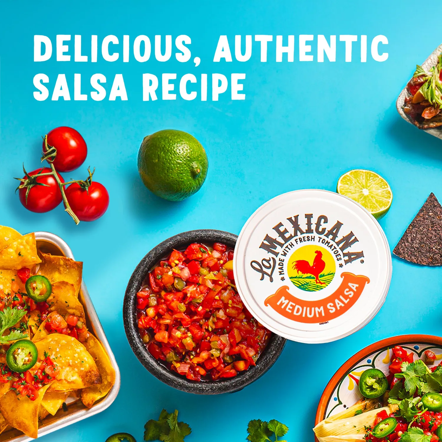 La Mexicana Medium Salsa, 16 oz