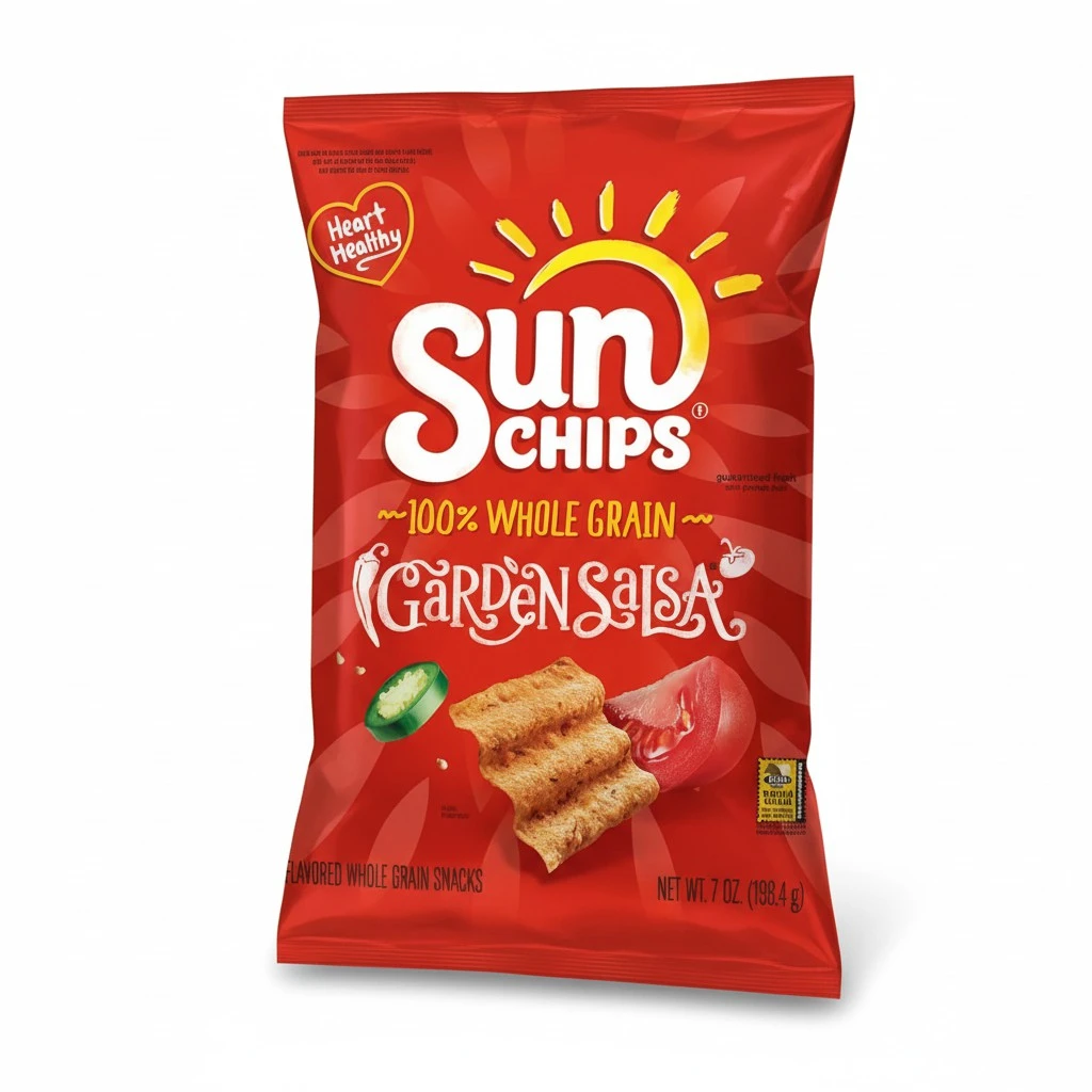 SunChips Garden Salsa Flavored Multigrain Snacks, 7 Ounce