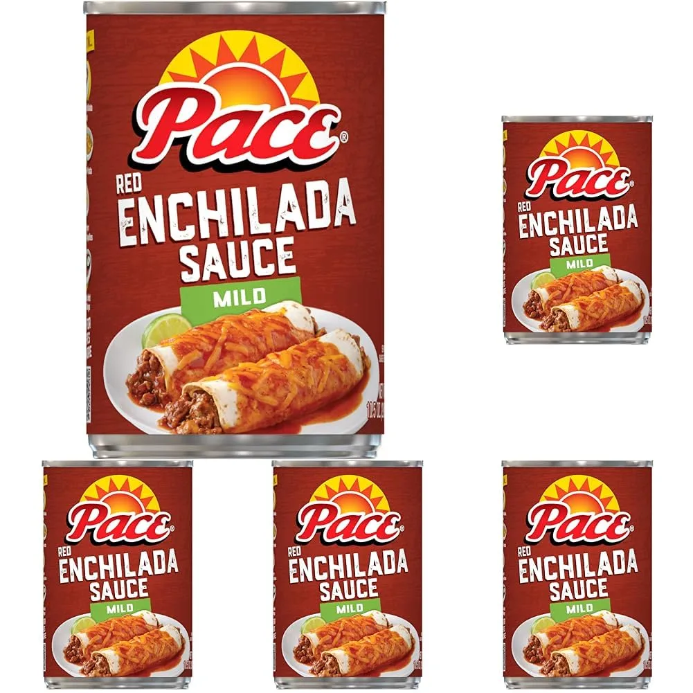 Pace Mild Red Enchilada Sauce, 10.5 oz Can (Pack of 5)