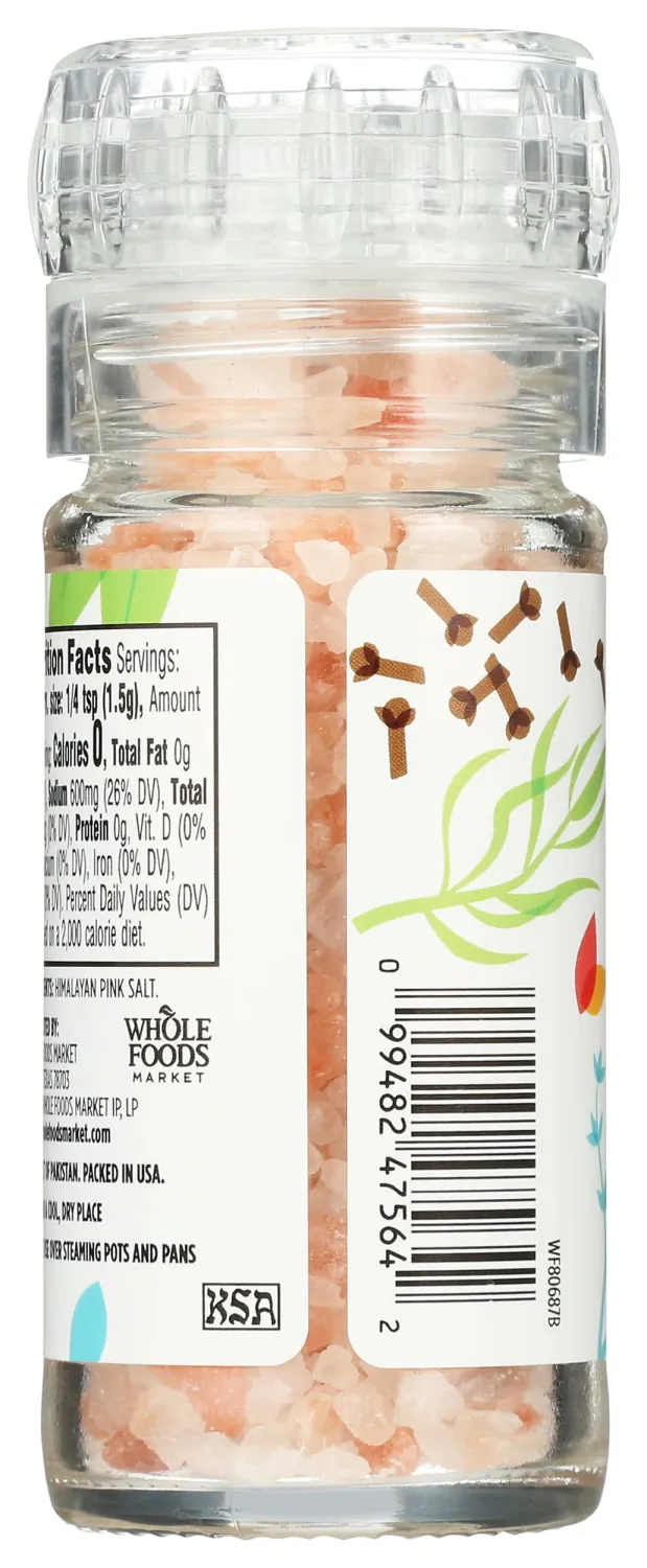 365 by Whole Foods Market, Himalayan Pink Salt Grinder, 3.38 Ounce