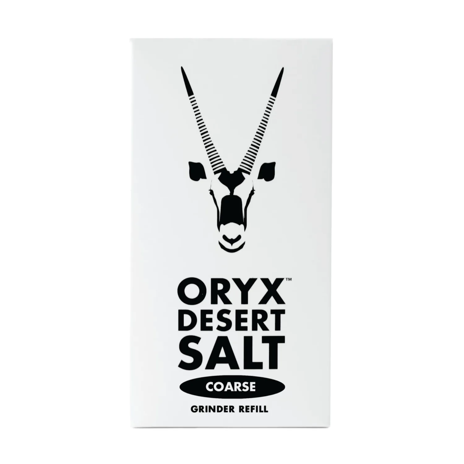 Oryx Desert Coarse Salt Refill Box - Coarse Kosher Mineral Salt Crystals, Alternative to Sea Salt, Himalayan & Rock Salt- Naturally Organic Gourmet Seasoning - Kalahari Desert Salt, 8.8 oz