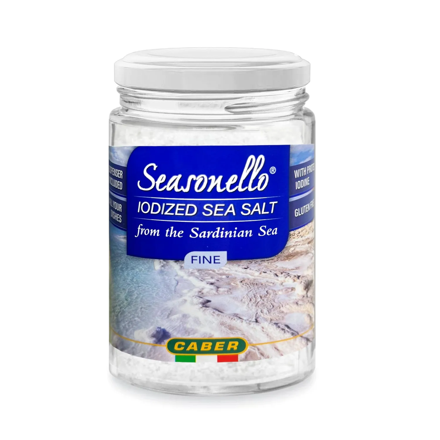 Sanniti Seasonello Italian Sea Salt, 10.58 Oz (Fine)