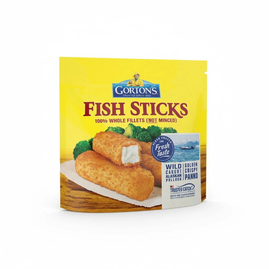 Gorton's, Crunchy Breaded Fish Sticks, 19 oz (Frozen)