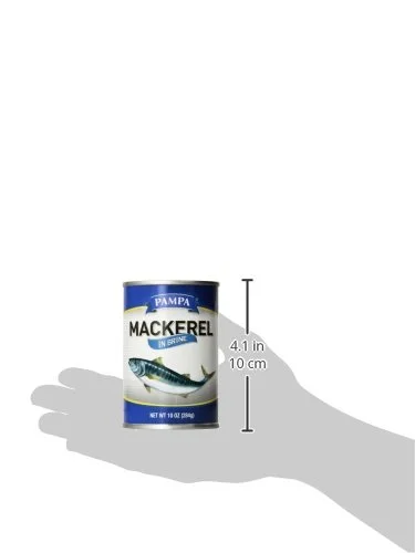 Mackerel in Brine, 10 oz- Pampa