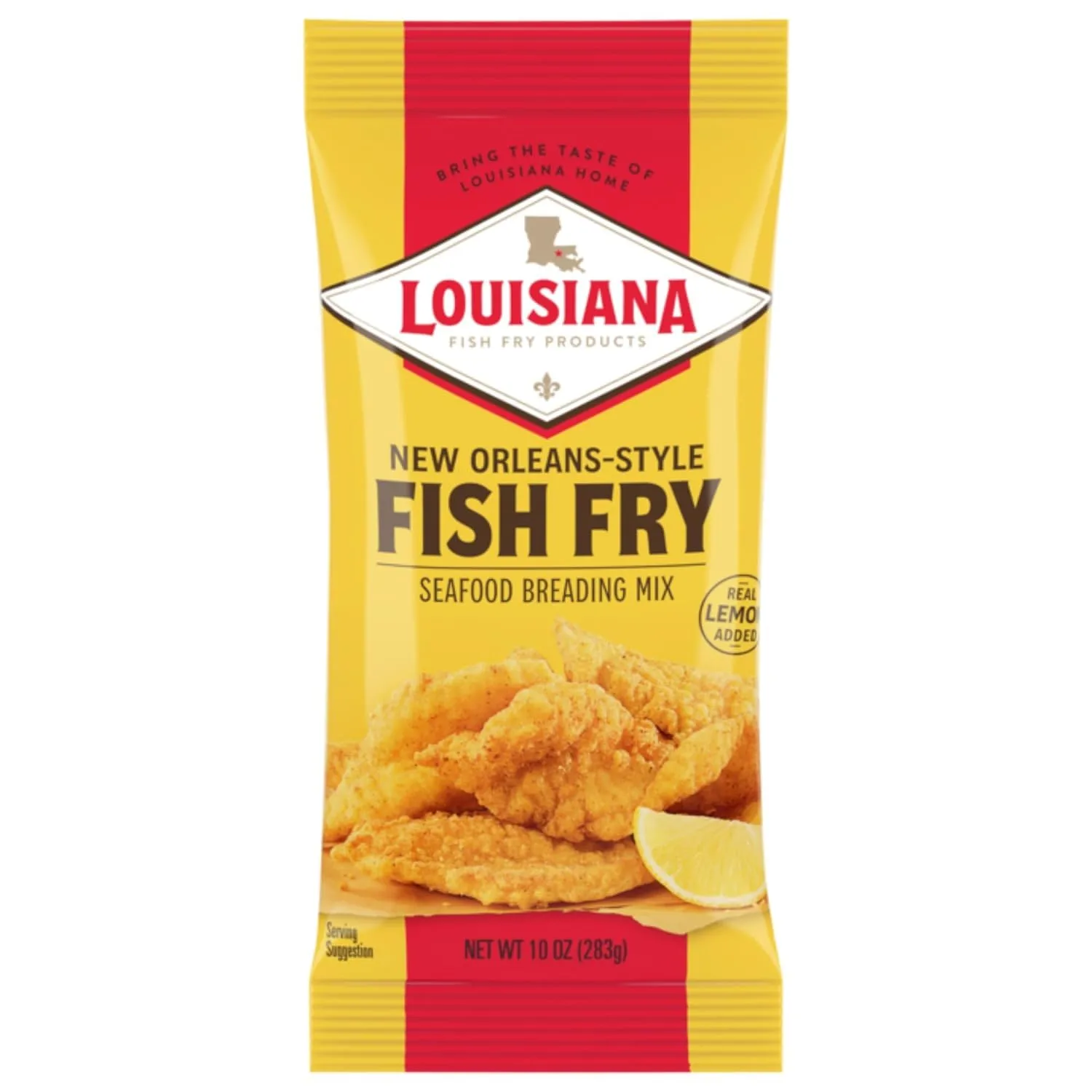 Louisiana Fish Fry New Orleans Style Seafood Breading Mix, 10 oz