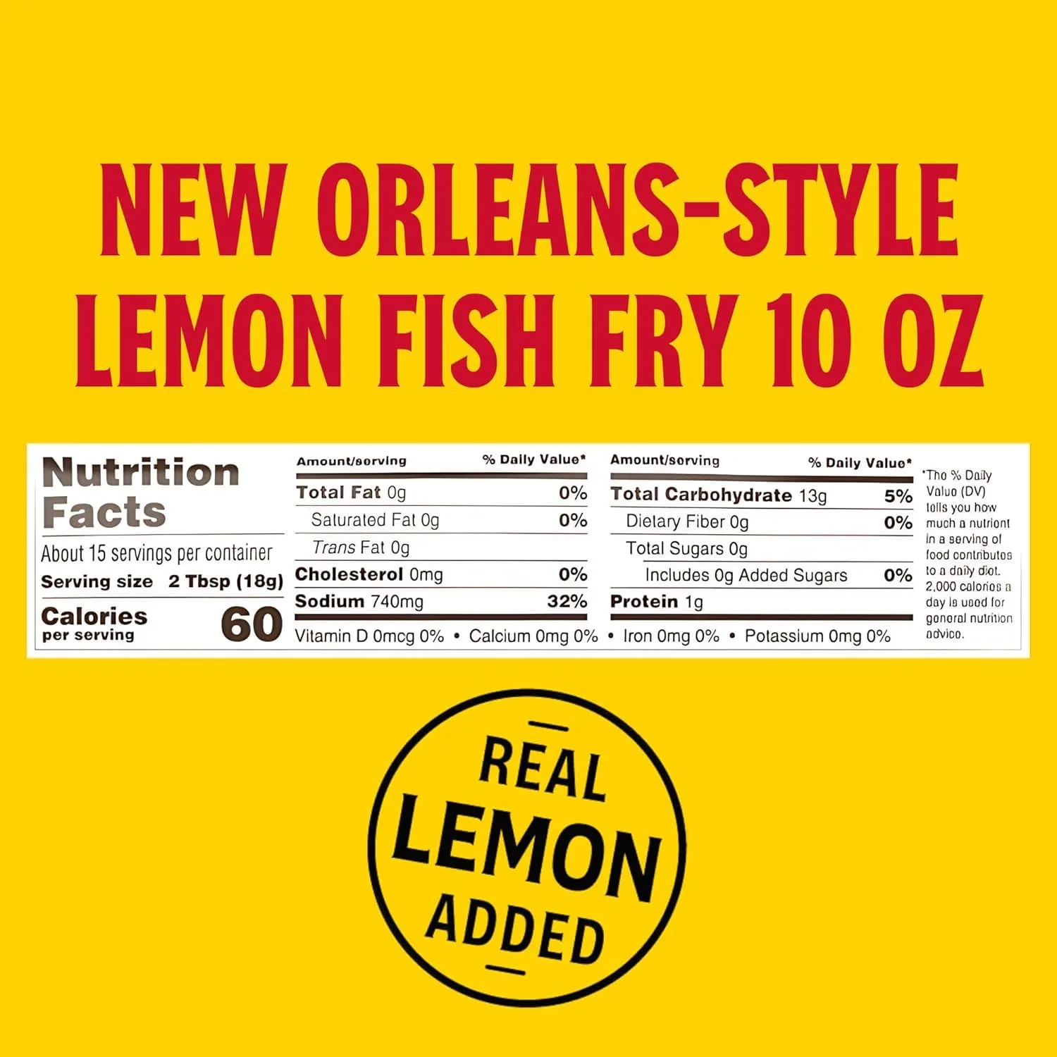Louisiana Fish Fry New Orleans Style Seafood Breading Mix, 10 oz