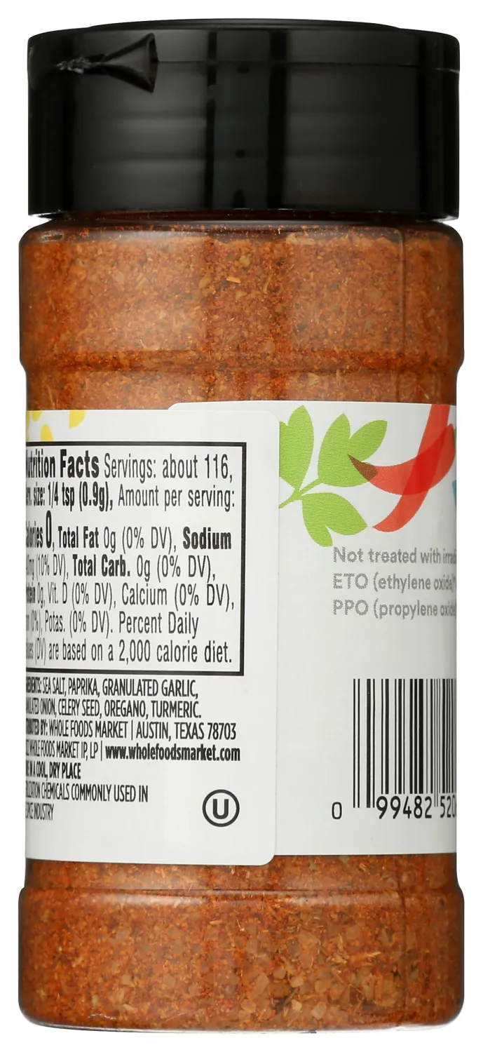 365 By Whole Foods Market, Seasoning Salt Blend, 3.67 Ounce