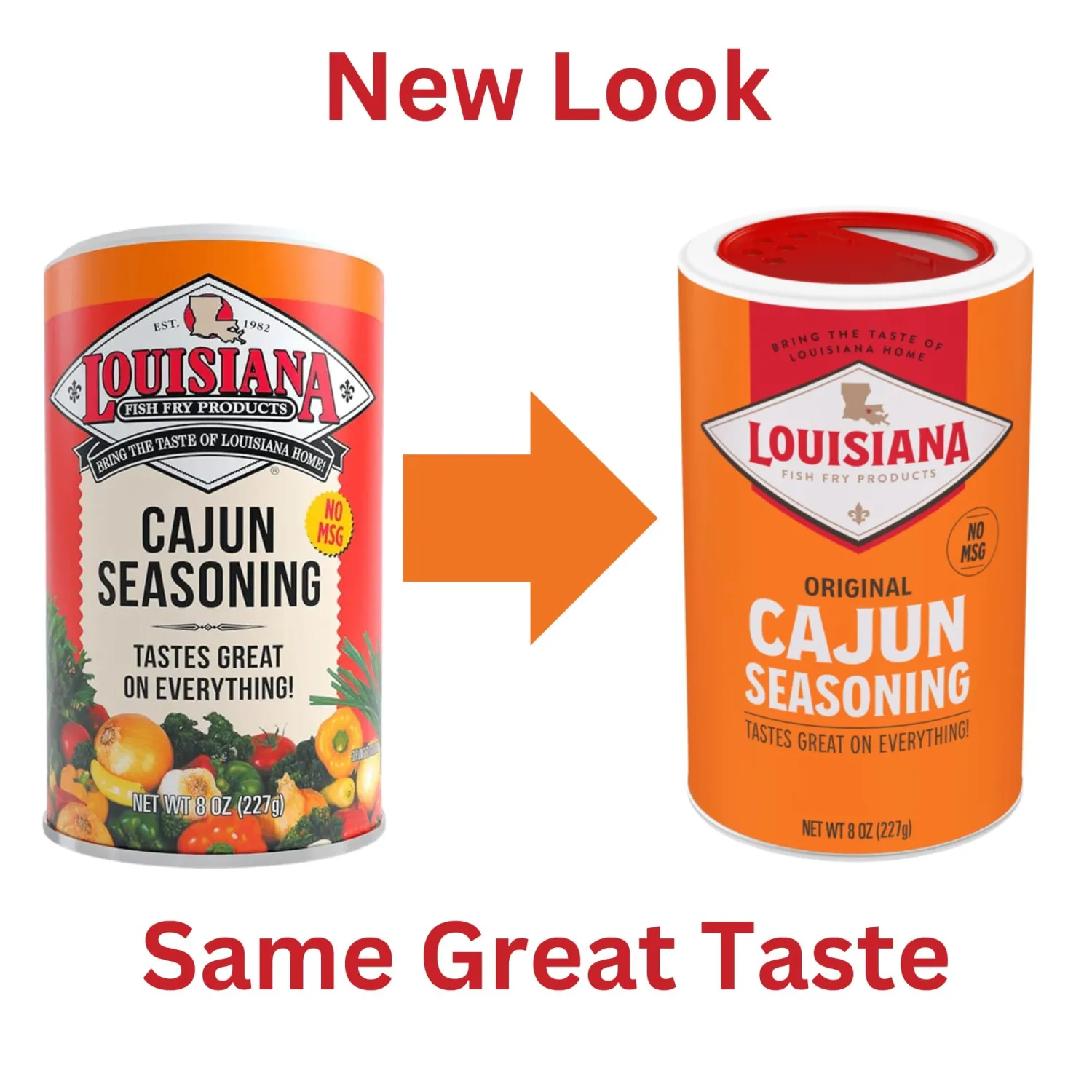 Louisiana Fish Fry Products Cajun Seasoning 8 Ounce