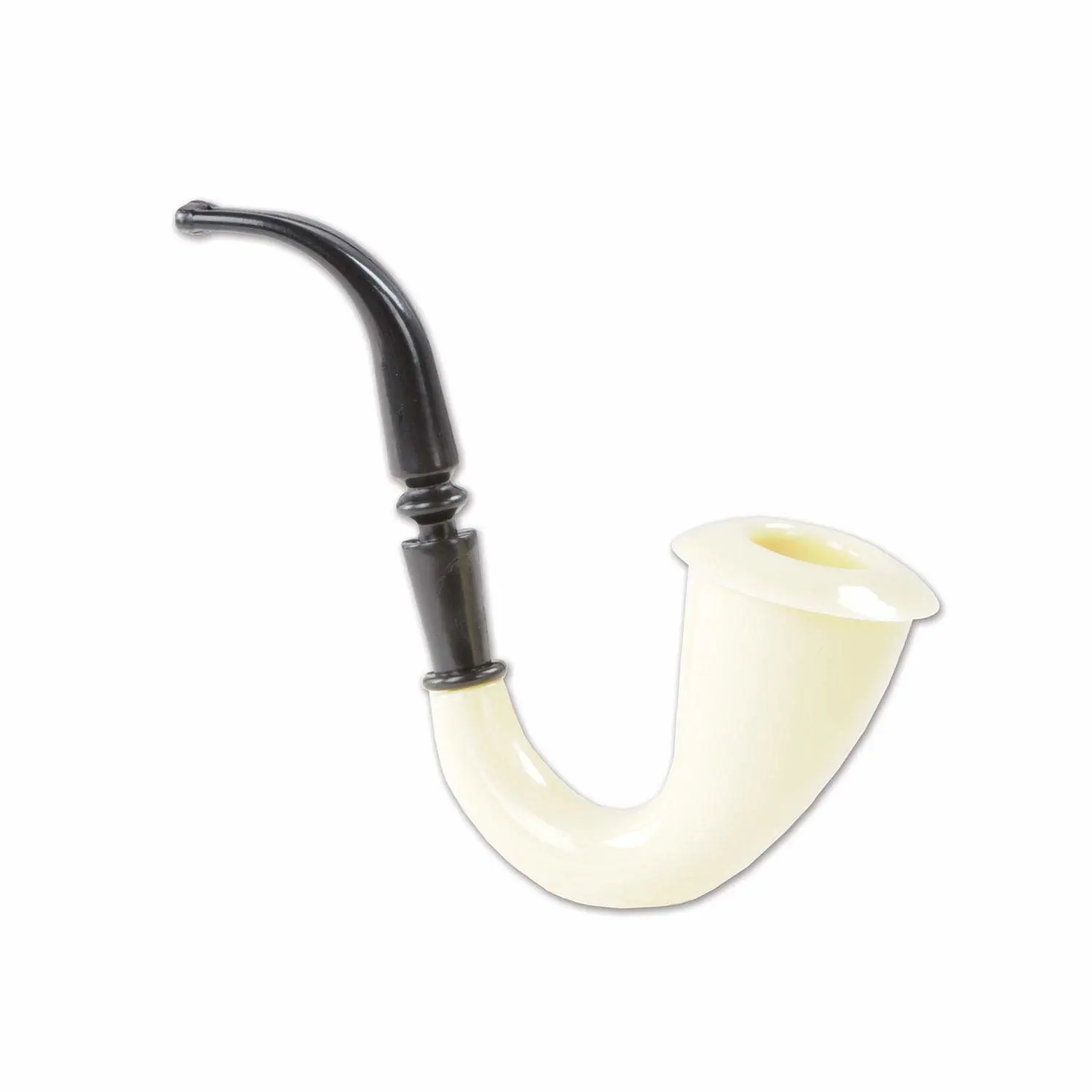 Beistle 3Piece Sherlock Pipes, 5, Black/White