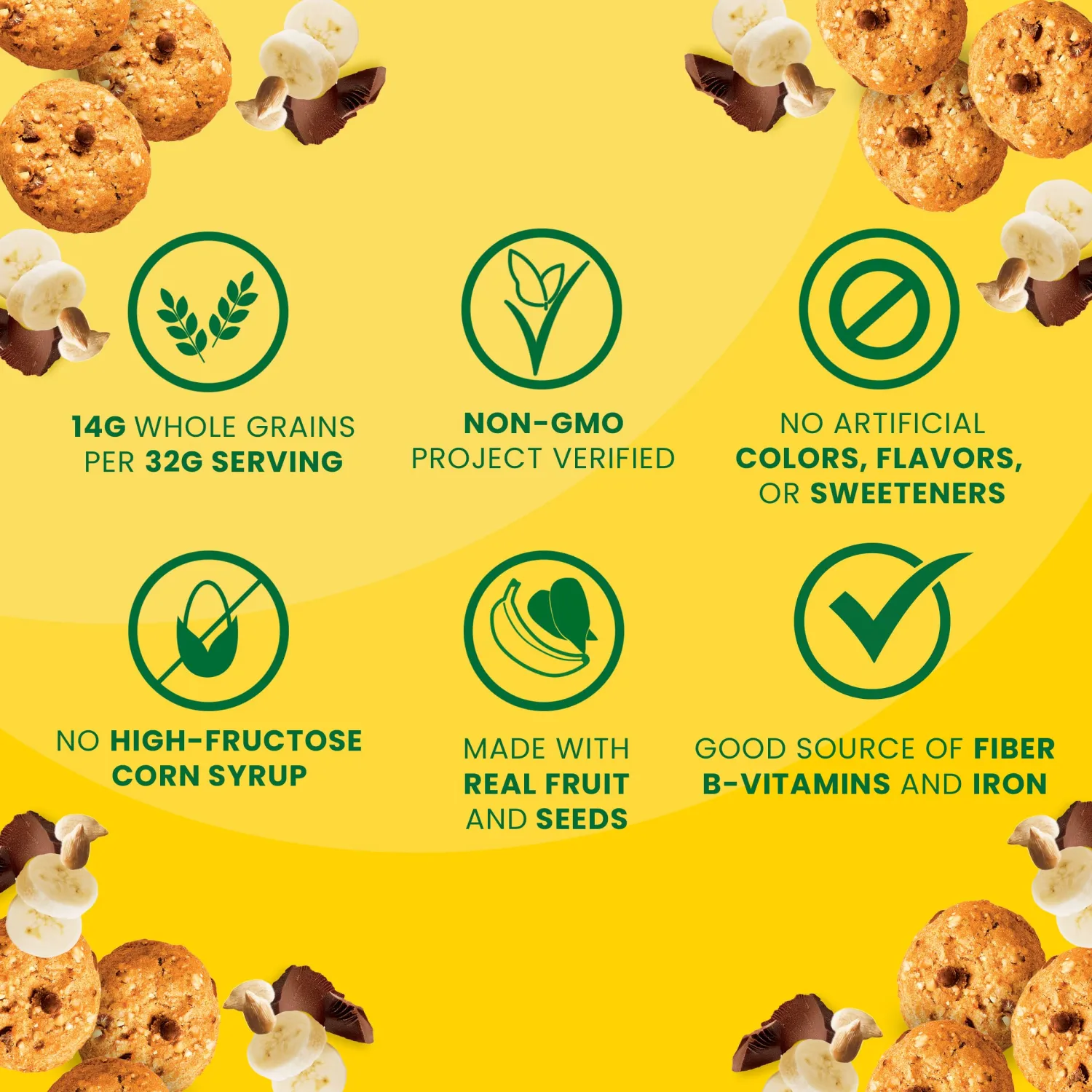 belVita Energy Snack Bites, Banana, Dark Chocolate and Sunflower Seed, 5 oz Bag