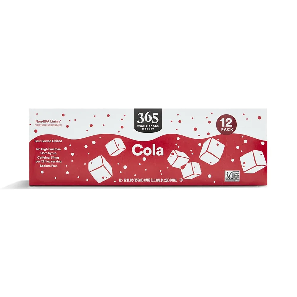 365 by Whole Foods Market, Cola 12 Pack, 12 Fl Oz