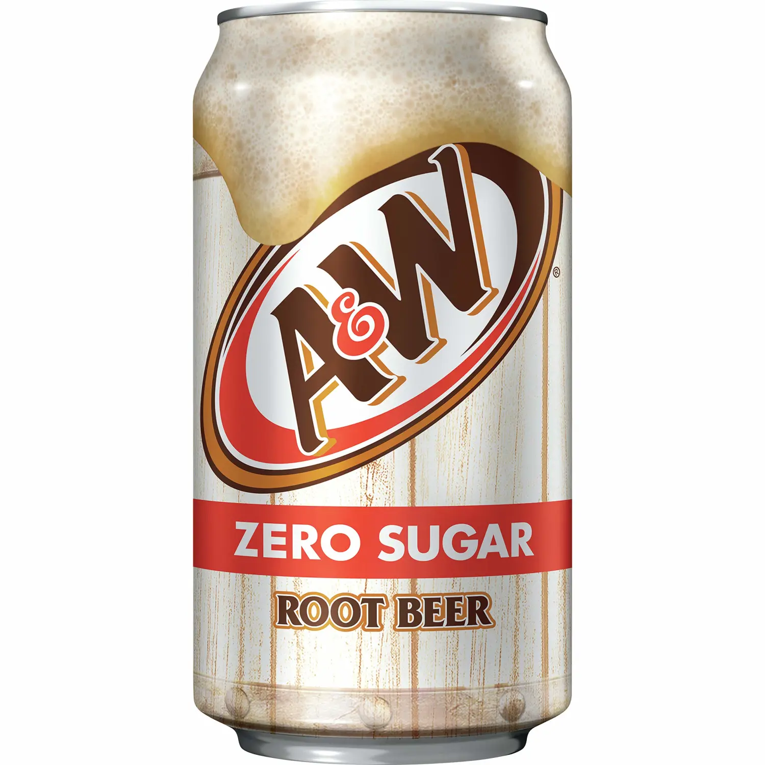 A&W Zero Sugar Root Beer Soda, 12 fl. oz. Cans, 12 Pack (Pack of 2)