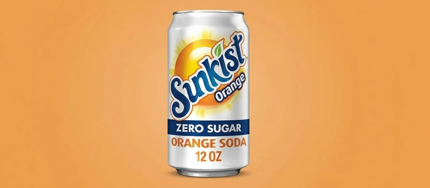 Sunkist Zero Sugar Orange Soda, 12 fl. oz. Cans, 12 Pack (Pack of 2)