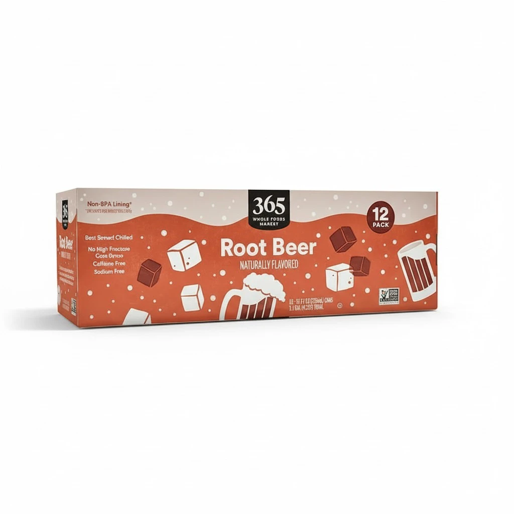 365 By Whole Foods Market, Soda Root Beer, 12 Fl Oz, 12 Pack