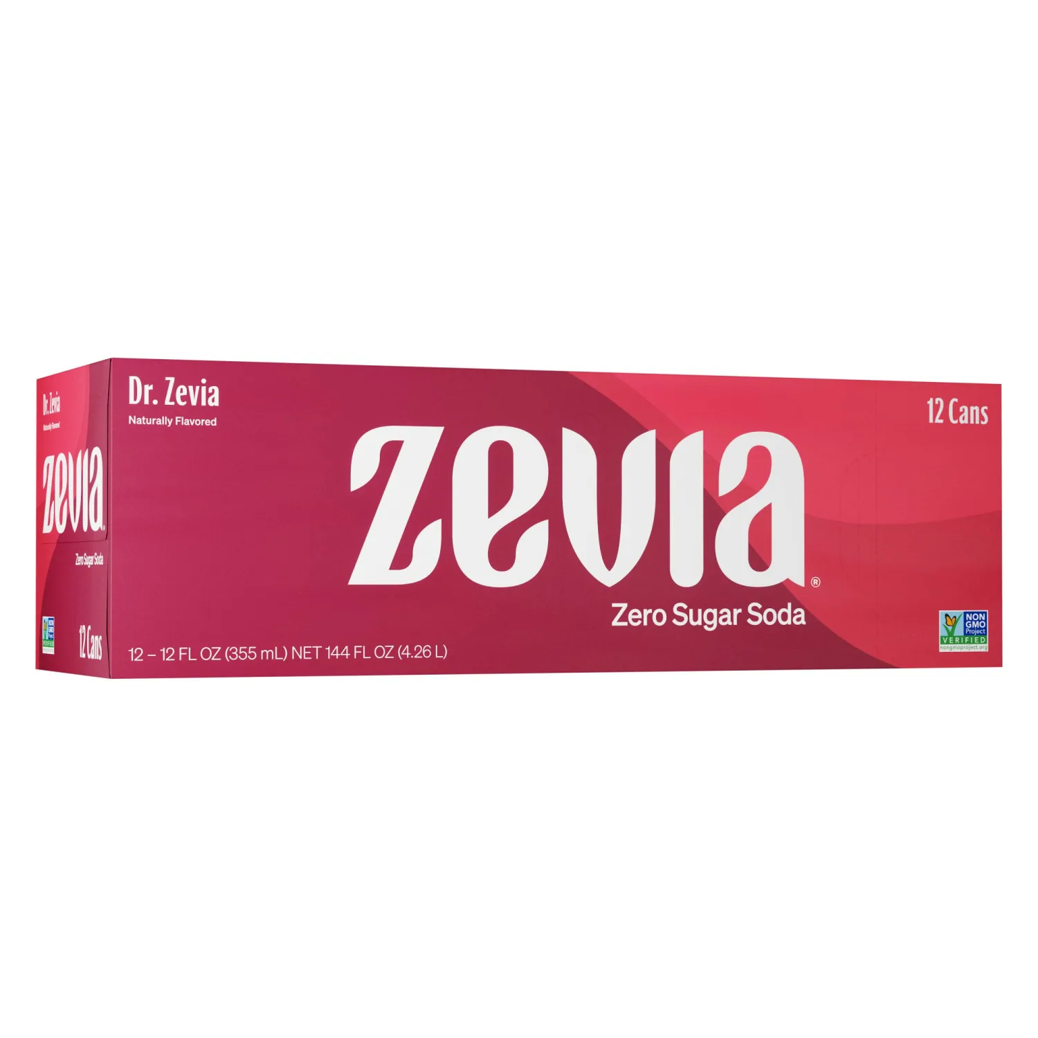 Zevia Zero Sugar Soda, Dr. Zevia, 12 Ounce Cans (Pack of 12)