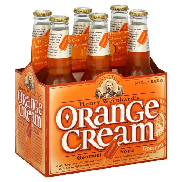Henry Weinhard's Gourmet Orange Cream Soda, 6pk