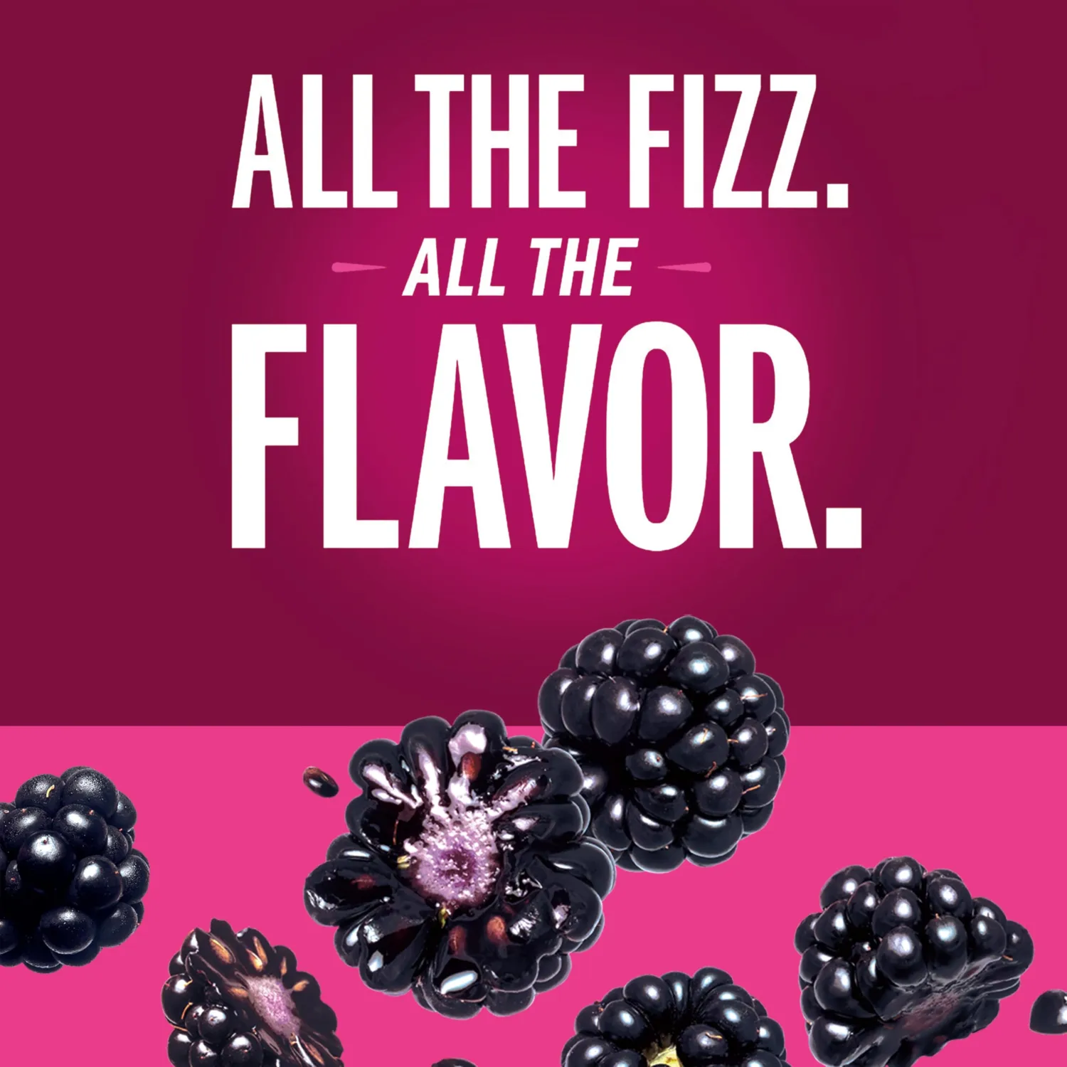 IZZE Sparkling Juice Beverage Blend, Blackberry, No Sugar Added, 8.4 FL OZ, 6 Cans