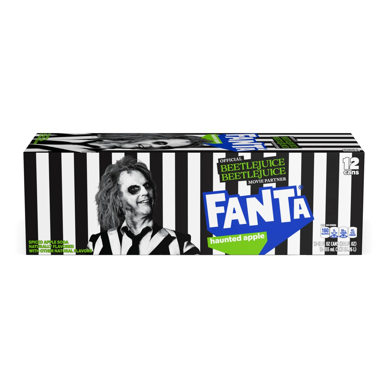 12oz 12pk Fanta Haunted Apple