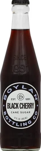 Boylan Bottling Co, Black Cherry Soda, 12 fl oz