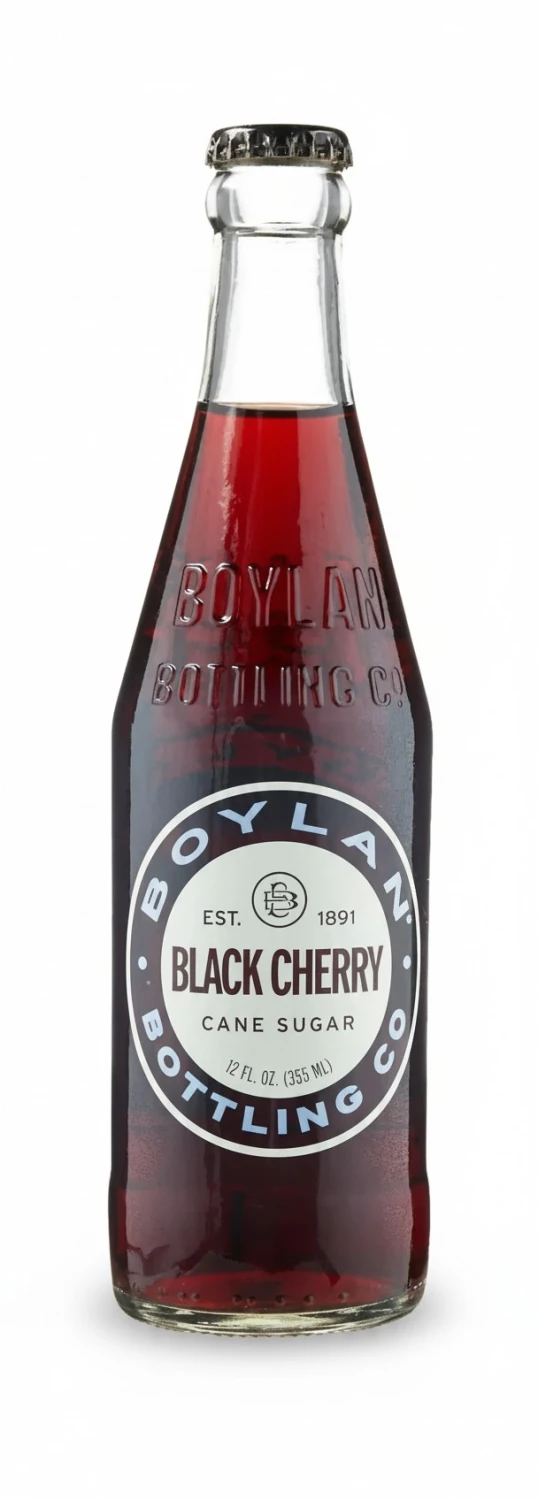 Boylan Bottling Co, Black Cherry Soda, 12 fl oz