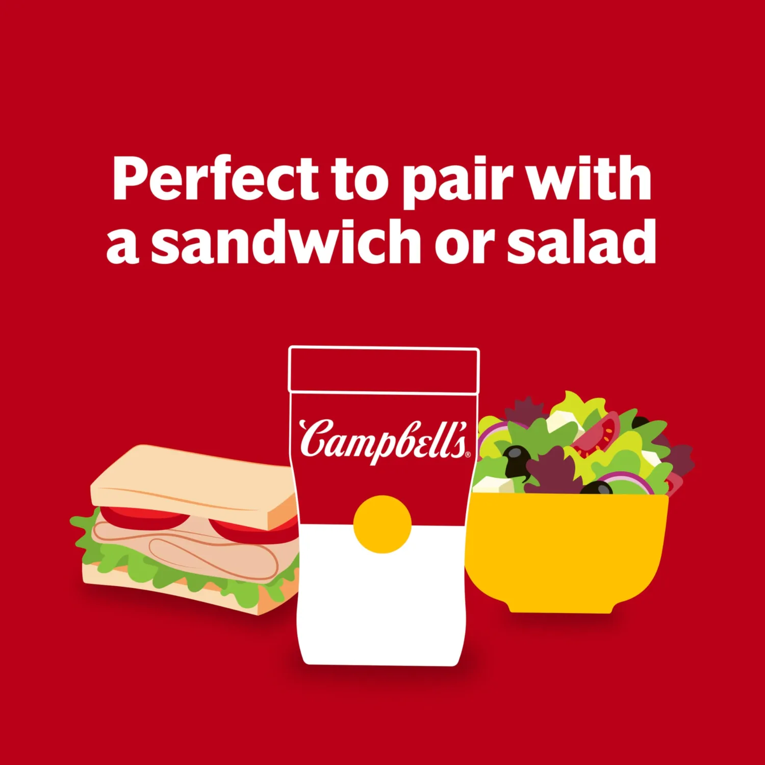 Campbell's Sipping Soup, Chicken & Mini Round Noodle Soup, 10.75 Oz Microwavable Cup
