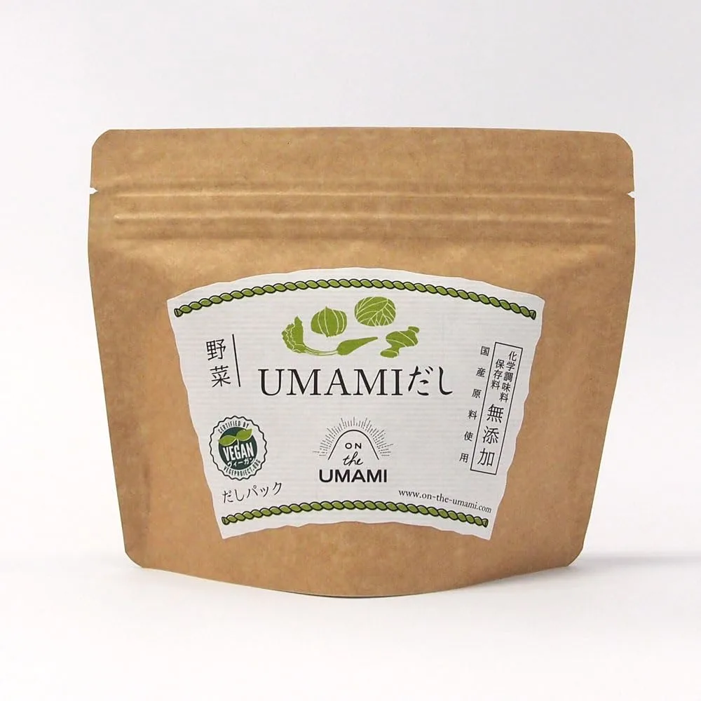 Japanese dashi packet, Vegetables dashi broth soup stock, For Vegan, No MSG, 10g packet x 5, ON THE UMAMI