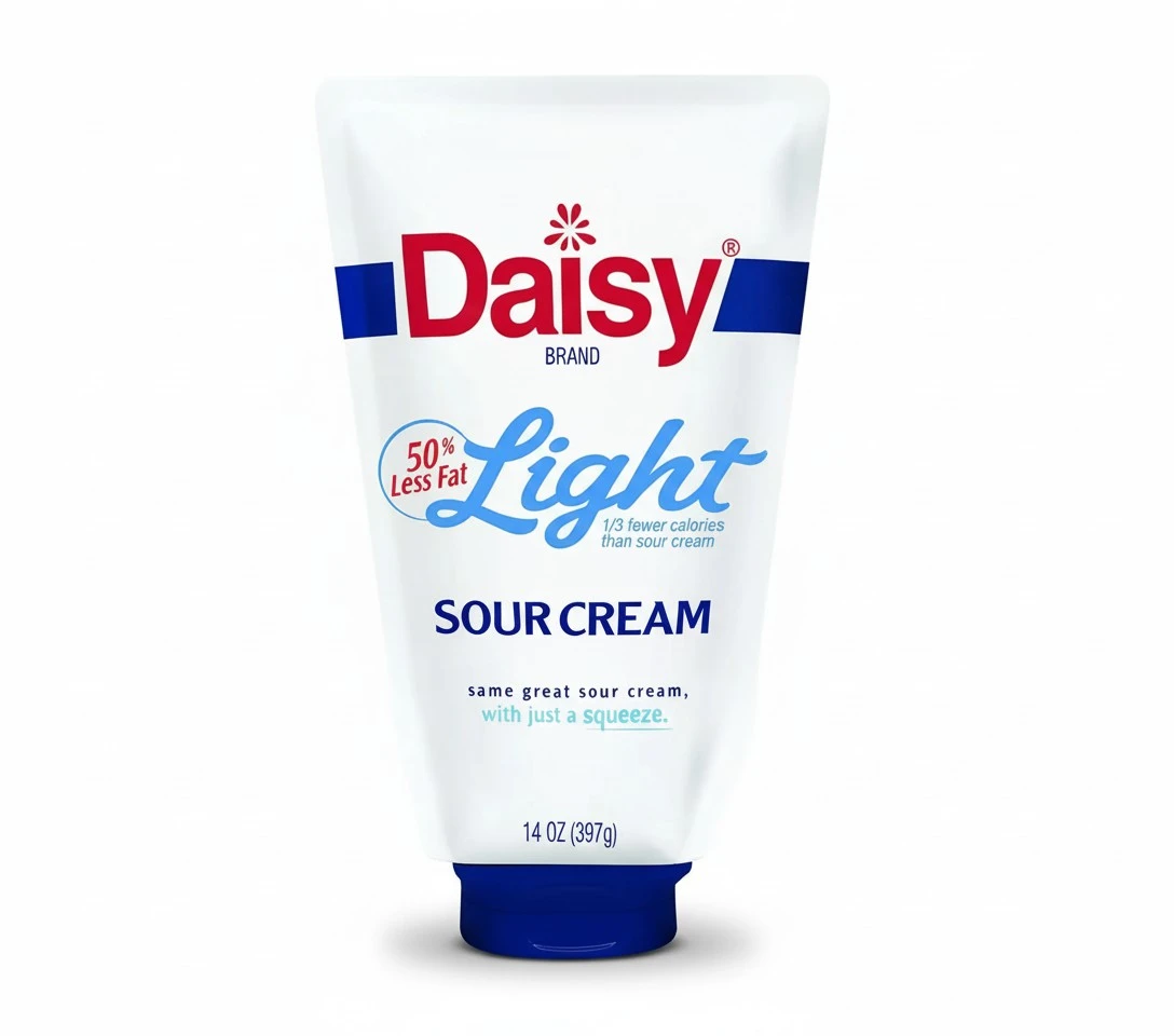 Daisy Light Squeeze Sour Cream, 14 Ounce