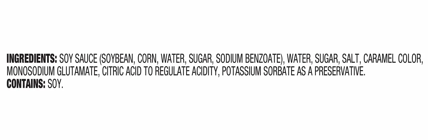 Amazon Brand, Happy Belly Soy Sauce, 15 Fl Oz (Pack of 2)