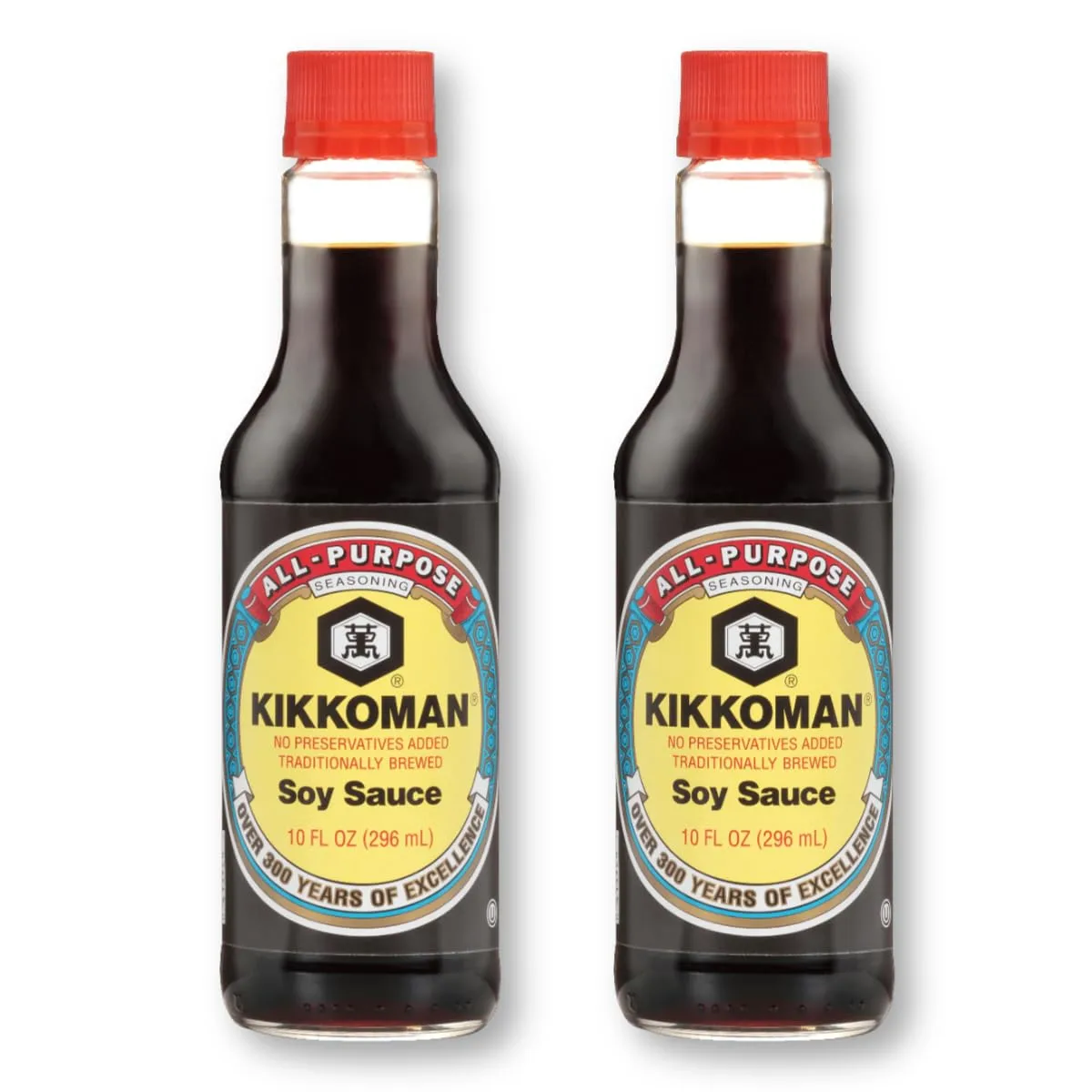 Japanese Soy Sauce, Authentic Umami Seasoning, Total 20oz (10oz/Pack of 2), Traditionally Brewed Japanese shoyu, all Purpose Soybean Seasoning