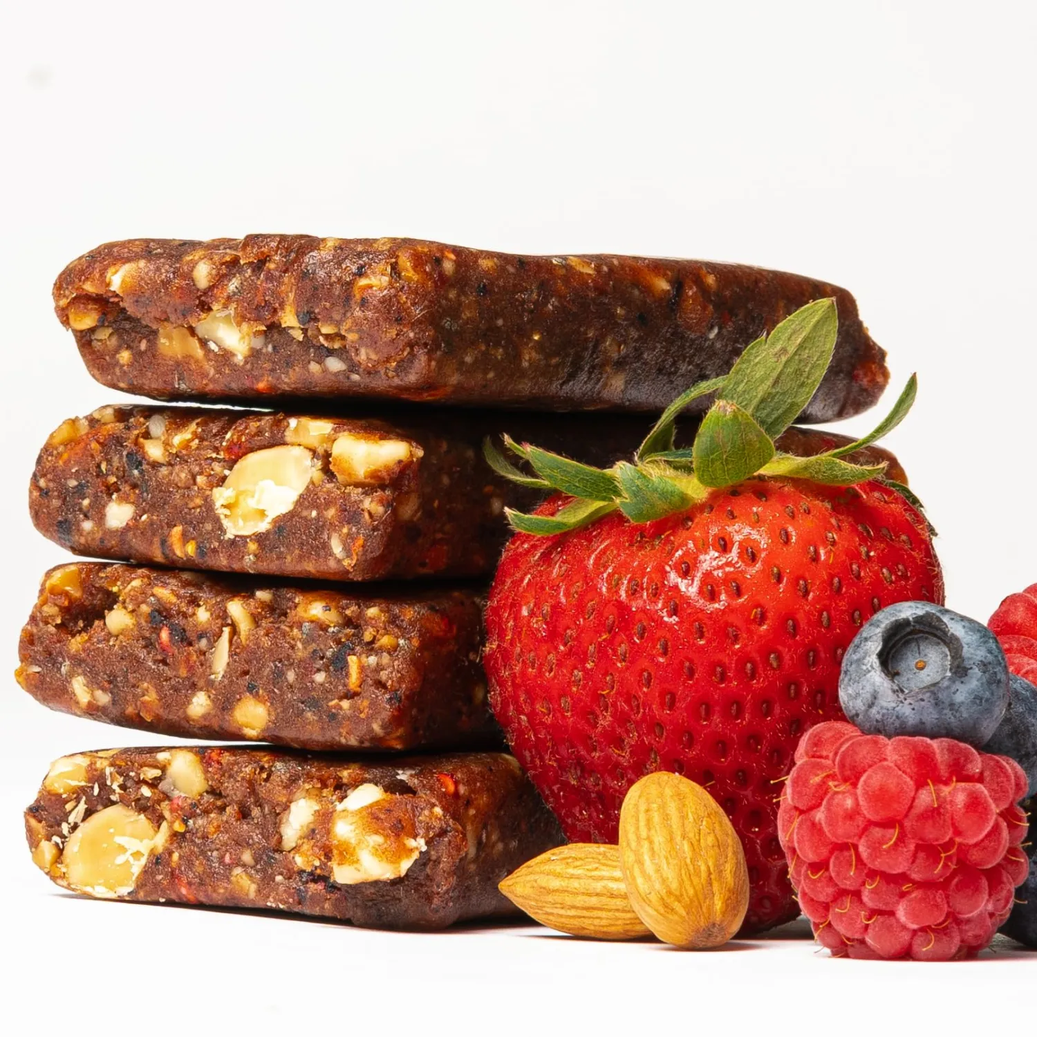JONESBAR (Berries & Almond, 1 Bar (Pack of 1)) USDA Organic Fruit & Nut Bar, Non-GMO, Kosher, Vegan, Gluten Free, Simple Snack Bar