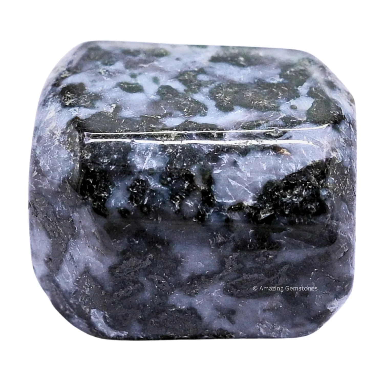 1 oz Indigo Jasper Crystal Tumbled Stones Polished Rocks - Natural Gem Stones for Healing - DIY Crystals for Protection
