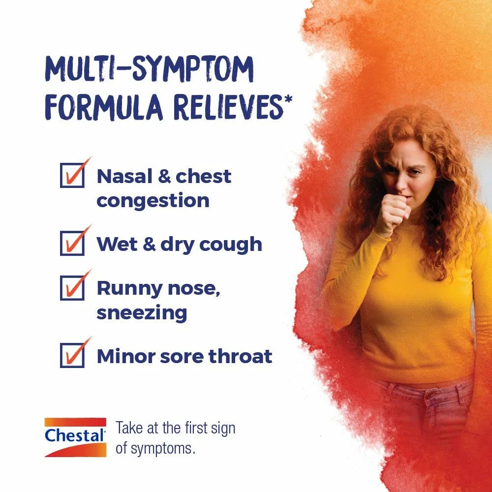 Boiron Chestal Adult Cold and Cough Syrup for Nasal and Chest Congestion, Runny Nose, and Sore Throat Relief - 6.7 Fl oz