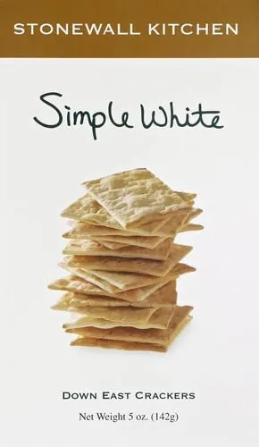 Stonewall Kitchen Simple White Crackers, 5 Ounces