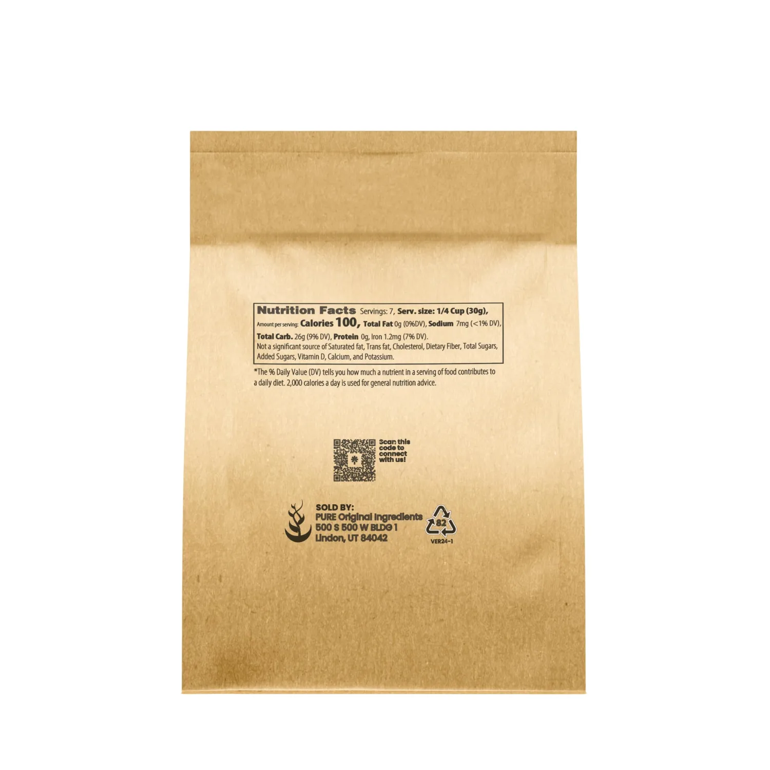 Pure Original Ingredients Tapioca Starch (8 oz) Gluten-Free, Non-GMO, Kitchen Staple, Tapioca Flour