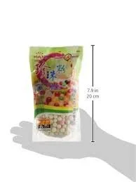 1 Packs of BOBA (Color) Tapioca Pearl "Bubble Tea Ingredients"