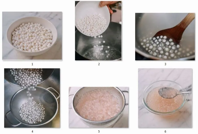 Small Tapioca Boba Pearls (Sago Balls) from Cassava - Create Chewy Perfection in Taiwanese Bubble Boba Milk Tea, Tapioca Pudding, Desserts, and More - Translucent & Flavor-Absorbent - Ideal for Soup or Sauce Thickening - Gluten-Free, Vegan-Friendly & Incredibly Versatile