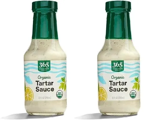 365 by Whole Foods Market, Sauce Tartar Organic, 10 Fl Oz (Pack of 2)