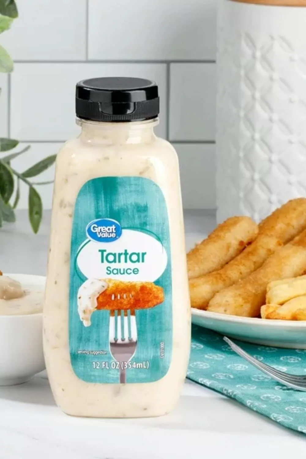 Tasty Tartar Sauce with Dill Great Value 12 Fl Oz: The Ultimate Seafood Companion for Unbeatable Flavor! (Pack of 2)