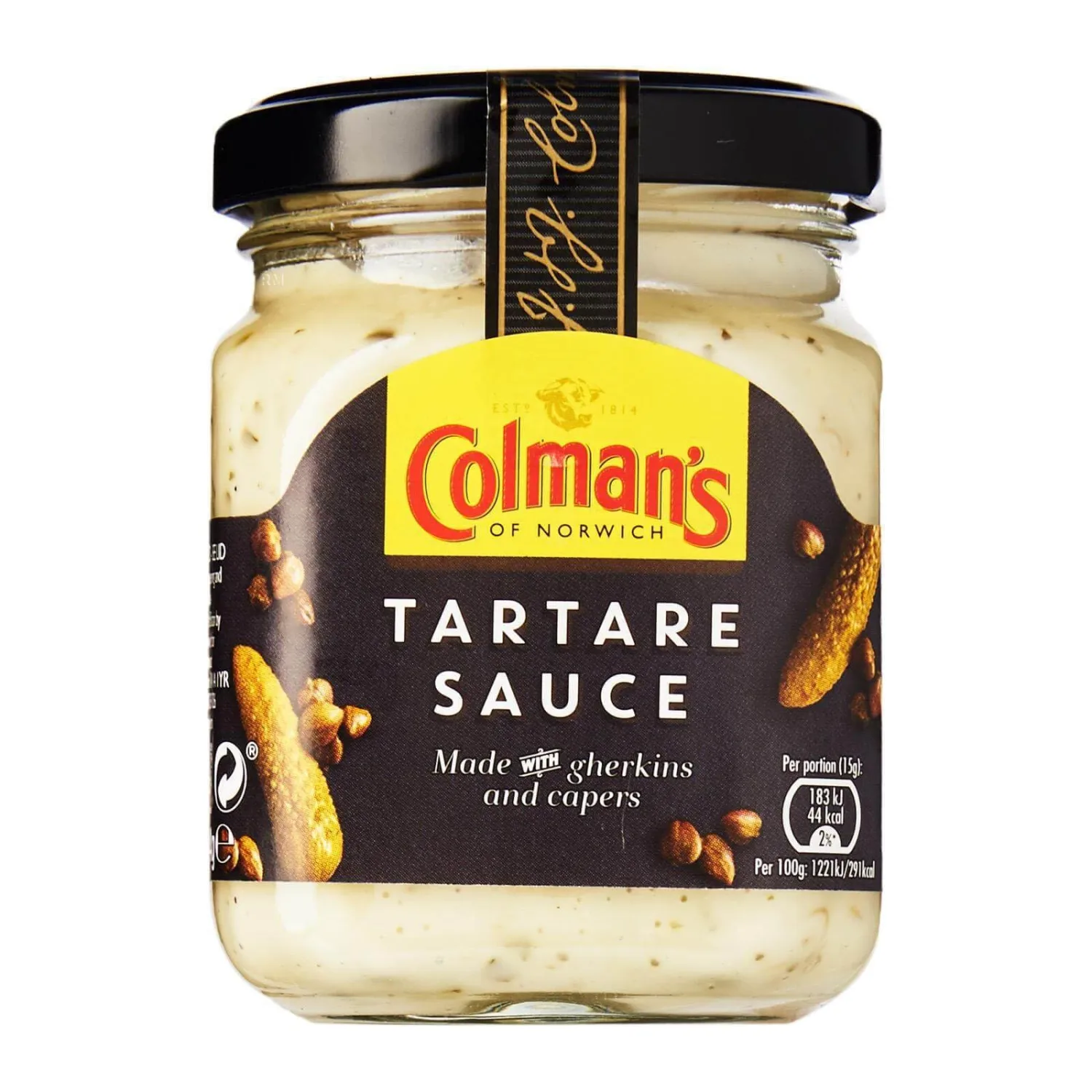 Original Colman's Tartare Sauce Imported From The UK England Tartar Sauce Creamy Tartar Sauce Made with gherkins and capers The Best Of British Colmans Tartare Sauce 144g
