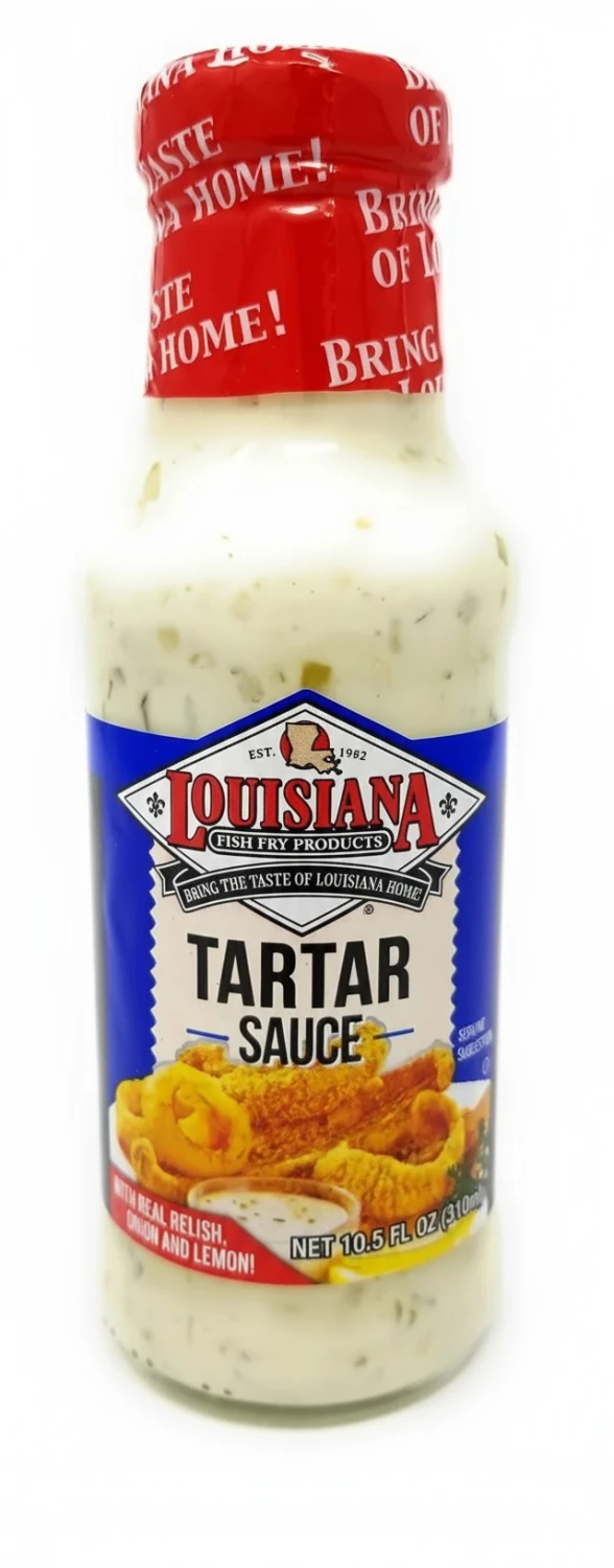 Louisiana Fish Fry Tartar Sauce, 10.5oz - Pack of 2 - Classic Seafood Accompaniment